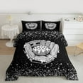 thumbnail image 2 of jejeloiu Ball Sport Games Queen Comforter Set,Baseball Theme Bedding Comforter Set For Teens Kids Reversible 3-Piece, 2 of 8
