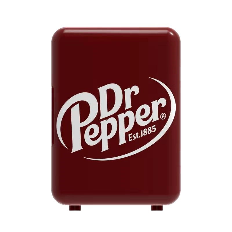 Dr Pepper Portable 6can Mini Fridge, MIS135DRP, Burgundy