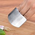 thumbnail image 5 of 1pc, Finger Guard Stainless Steel Finger Guard For Slicing Reusable Finger Guard Kitchen Finger Guard Metal Finger Guard Cutting Protector Safety Cutting Tools Kitchen Accessaries Kitchen Tools, 5 of 5