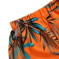 thumbnail image 3 of Suagox Girl Tops, Shorts Suit, Bowknot Sling Summer Shirt Leaf Printed Beach Vest Loose Pants, Orangec for 1-7 Years Old Girls, 3 of 8