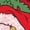 RED, variant on Garfield - Happy Holidays Wreath Long Sleeve Graphic T-Shirt