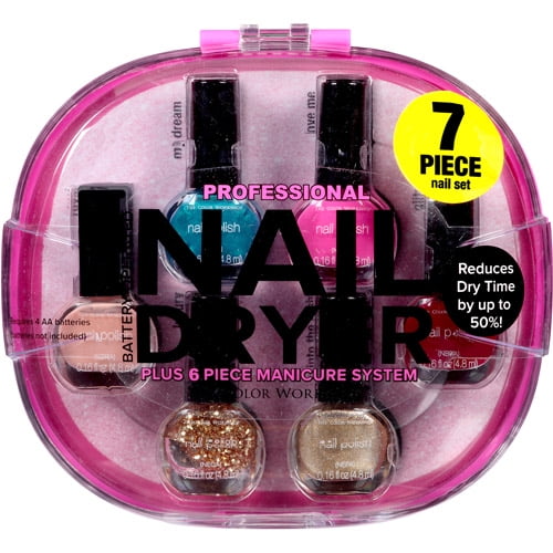 The Color Professional Nail Dryer Plus Manicure System, Pink