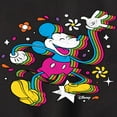 thumbnail image 3 of Disney - Mickey & Friends - Psychedelic Style Mickey - Toddler And Youth Long Sleeve Graphic T-Shirt, 3 of 5