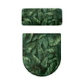 thumbnail image 2 of HELLHERO Banana Leaves Set of 2 Fits All Toilet Shapes Toilet Lid Covers with Elastic Bottom for Elastic Edge, 2 of 8