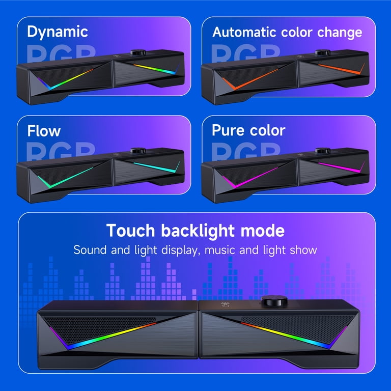 Ayedloe USB Computer Speakers with LED Lighting photo 2