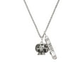 thumbnail image 2 of Delight Jewelry Silvertone Ram Head Silvertone Best Friends Forever Bar Charm Necklace, 23", 2 of 4