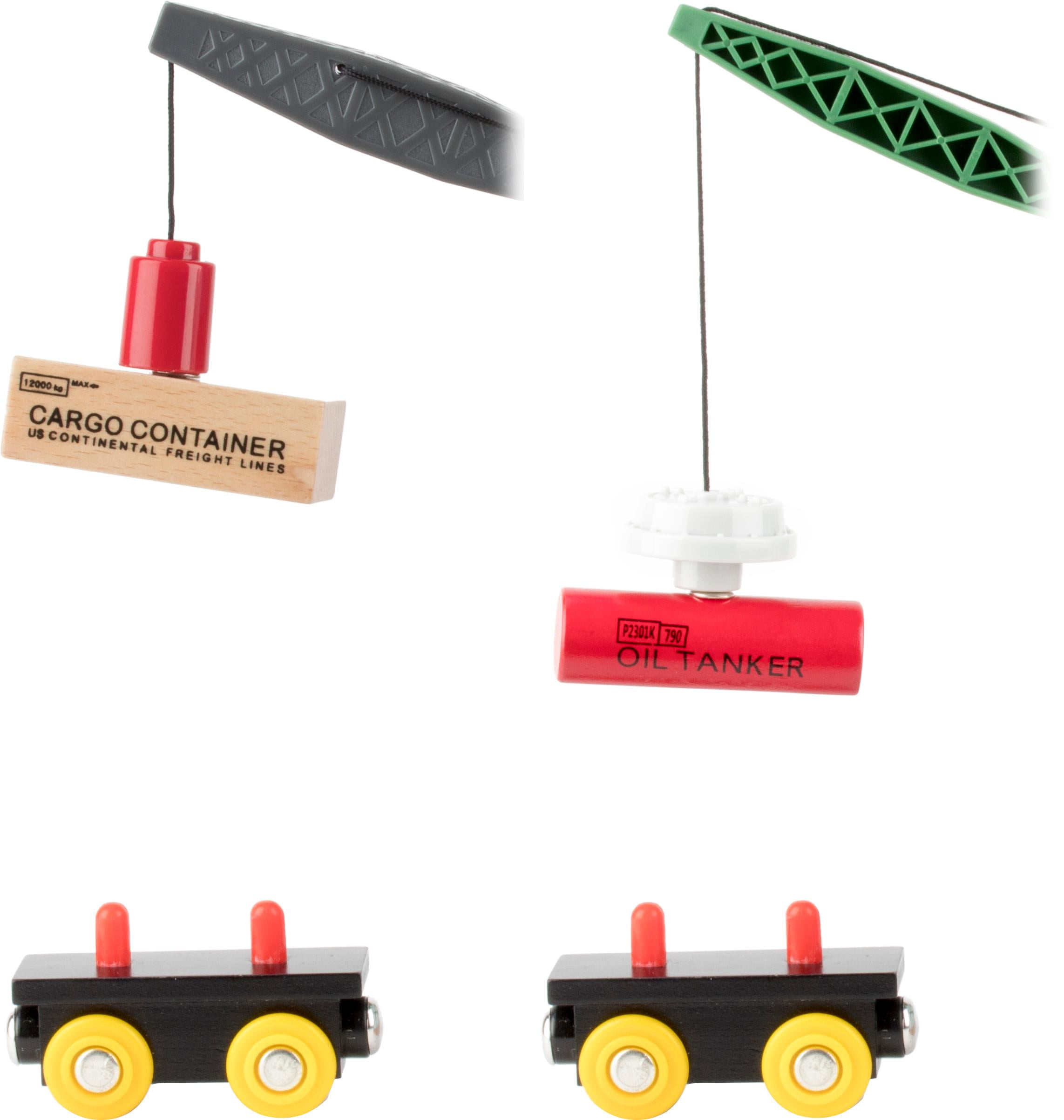 play22 wooden train set 12 pcs train toys magnetic set includes 3 engines