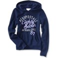 thumbnail image 1 of Aeropostale - Sudadera con capucha para mujer Eighty Seven Script, azul, pequeña, 1 of 1