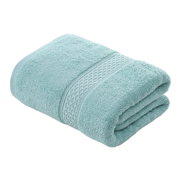 Toalla de algodón de rizo, suave y absorbente, agradable para la piel, de color sólido, jacquard, para ducha, para el hogar, baño, spa, salón de belleza.
