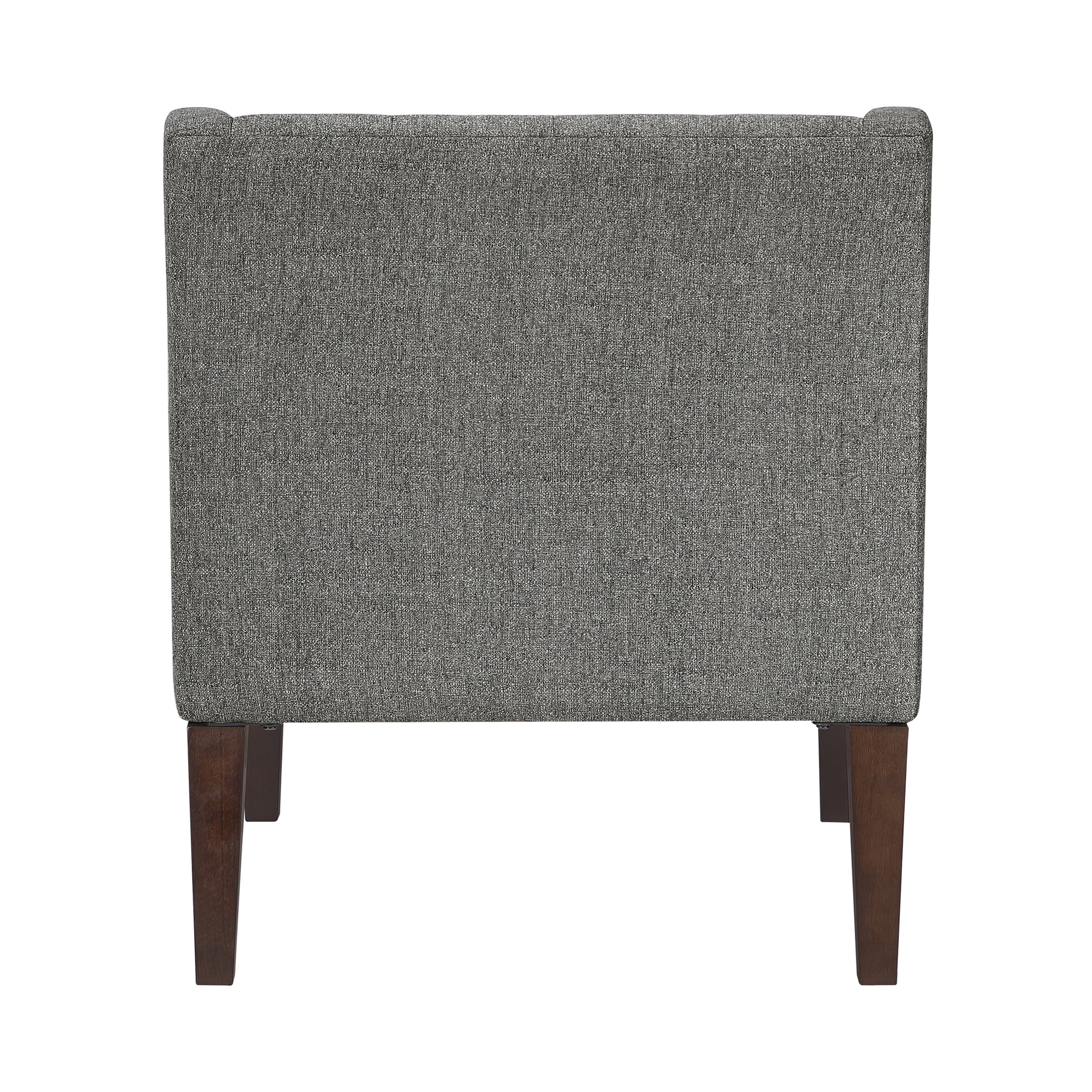 OakvillePark Solmera Textured Fabric Accent Chair, Dark Gray