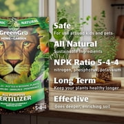 All-Purpose Fertilizer 5-5-5 OMRI Listed - 10 lb Bag by GreenGro Biologicals