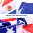 thumbnail image 3 of Bandera AhfuLife 91 x 152 cm de EE. UU., doble cara, 2 piezas, 3 of 6