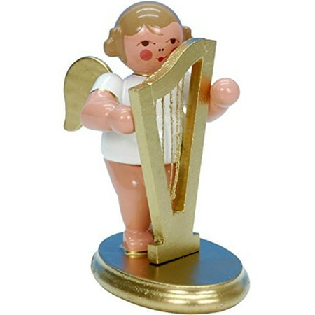 ORNMNT-ANGEL-WITH HARP EACH