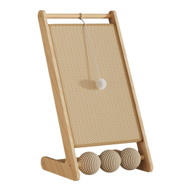 Cat Rangeing L en forma de L de rasguño de gato Kitty entrenamiento de juguete Muebles resistentes a los muebles protector de cartón , Con Pelota, Almohadilla