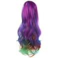thumbnail image 6 of Mufeng Women's Gradient Long Curly Hair Wigs Lolita Anime Cosplay Wigs Colorful Body Wave Wigs Type B One Size, 6 of 7