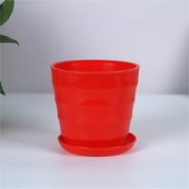 Indoor Planter Succulent Planters Garden Pots Flower Pots Small Plant Pots Planters for Indoor Plants Pots for Plants Planting Pots Z-1x Red/M: 5.03in H, 5.11 Dia