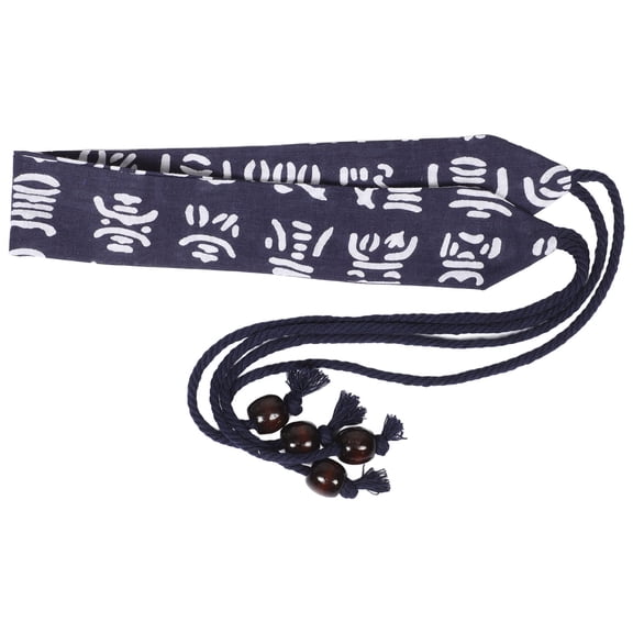 BESTYASH Blue Hanfu Headband for Cosplay and Sports with Breathable Sweat Absorption