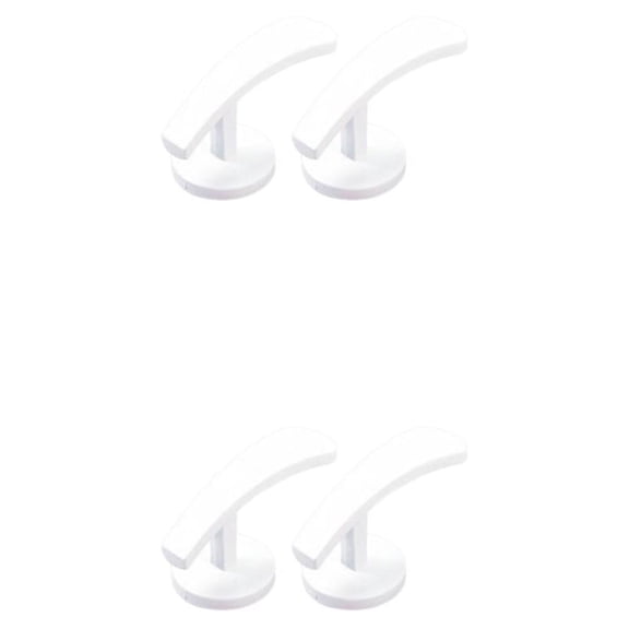 Advancent Gancho de Metal montado en 2 uds., ganchos de amarre para cortina, colgador de pared, soporte de cortina, accesorios de decoración Blanco 2piezas
