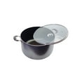 thumbnail image 3 of 30 QT Non-Stick Dutch Oven Stockpot Pasta Cooking Pot, Glass Lid Double Handles, 3 of 6