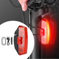 thumbnail image 4 of Bicicletas COB Luz trasera Advertencia de seguridad USB Luces de ciclismo Bicicletas de montaña Indicador de señal Lámpara trasera Bicicletas Inducción Baoblaze Luces traseras de bicicleta, 4 of 8