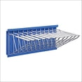 thumbnail image 2 of Adir Wall Mount Blueprint Rack - Blue Print Organizer, Poster Wall Mount Display, Map Storage Holder with 12 Pivot Brackets - Plan Rack for Office (Without Blueprint Clamps), 2 of 4