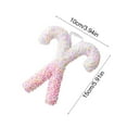 thumbnail image 3 of Vrorvz Christmas Decorations Candy Cane Ornaments for Christmas Tree Festive Bead Craft with Versatile Style and Easy Storage 5.9x3.9in Pink, 3 of 6