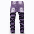 thumbnail image 4 of RMGVDSD Boys Slim Fit Ripped Jeans Boy's Skinny Fit Ripped Distressed Fashion Denim Jeans Pants Kids Stretch Slim Jeans Pants 6-7 Years/Purple, 4 of 9