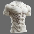 thumbnail image 5 of IWRICH Men's Short Sleeve Funny T Shirt 3D Printed T Shirts Trendy Crew Neck Tshirt Holiday Party Outfits White M, 5 of 5
