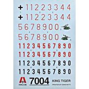 King Tiger Tank 1/72 Italeri Multi-Colored