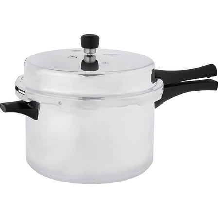 Prestige Popular Aluminum Pressure Cooker, 8.5-Liter