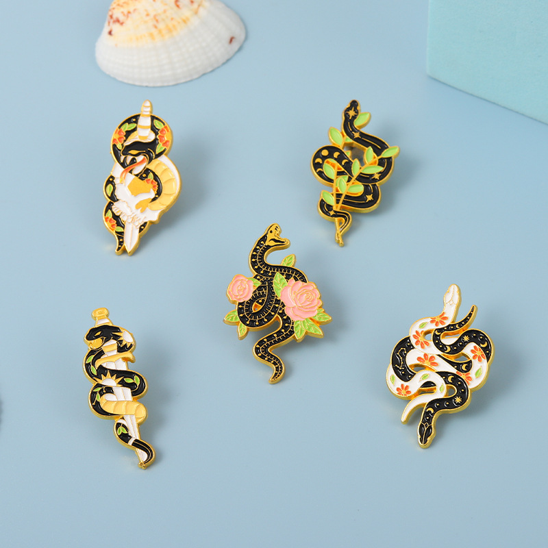 Lot De 7 épinglettes En émail Avec Chats Noirs - Broches Décoratives Pour Vêtements, Sacs