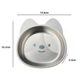 thumbnail image 5 of OIUR Children Meal Tray Cartoon Stainless Steel Dinner Plate Animal Shape Rust-Proof Shatter-Proof Dinnerware, 5 of 6