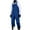 Blue, variant on Men's Snow Ski Jumpsuit Windproof Waterproof Bib Overall Snowboard Insulated Romper with Zip Pockets Blue M
