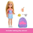 thumbnail image 5 of Barbie Family & Friends Chelsea Cupcake Baking Backpack Chelsea Doll and Accessories, Backpack with Cupcake Play Piece, 5 of 7