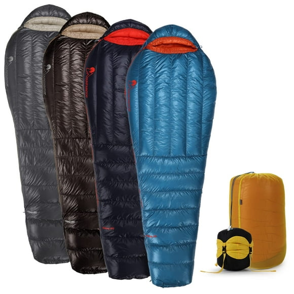 Saco de Dormir Ultraligero Momia Mountaintop 650 Poder de Relleno