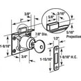 thumbnail image 2 of Prime-Line U 10666 Drawer and Cabinet Lock, Mortise (Single Pack), 2 of 2
