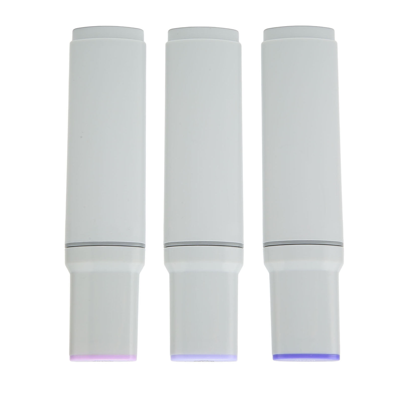 Rupoun Professional Jumbo Art Markers Set, Large Wide Head Quick Drying Refillable Paint Pen Set for DIY Painting and Drawing, Blue Purple Ink, 3 Count Pack