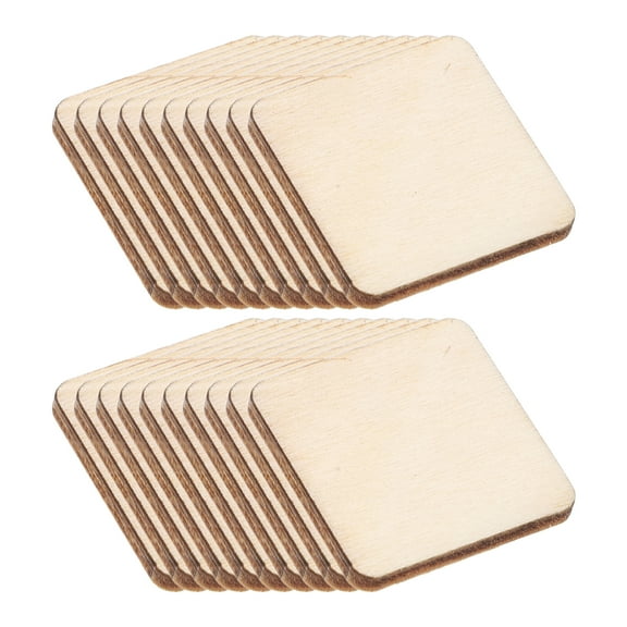 Masteelf 200 Pcs Basswood Carving Blocks Rectangle Stamping Blanks