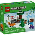 thumbnail image 3 of LEGO Minecraft Steve’s Taiga Adventure Building Toy for Boys & Girls - Video Game Playset & Toy Figures for Kids, Ages 6 + - W/2 Minifigures & 2 Pretend Play Animals - Gift Idea for Birthdays - 21583, 3 of 8