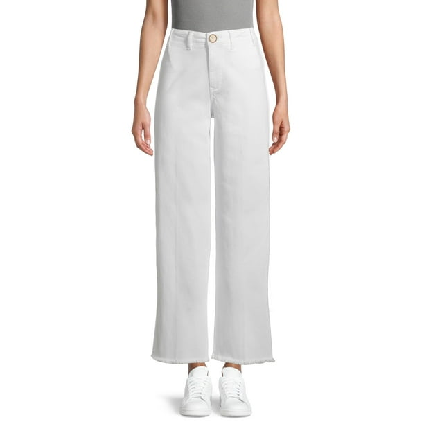 high rise wide leg pants