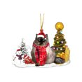 thumbnail image 2 of Ganfancp Adorno de Navidad Adorable Árbol de Regalo Adorno Del Árbol de Navidad Colgante Decoración para Fiestas Ofertas Del Día 1X Amuleto de Gato, 2 of 2