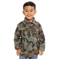 thumbnail image 5 of Wonder Nation Toddler Boys' Camo Shacket with Long Sleeves, Sizes 12M-5T, 5 of 10