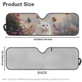 thumbnail image 3 of FUIALDOLG Persian Cat Butterfly Print Car Windshield Sun Shade Block UV Rays Universal Sun Visor Protector for Car,ORV Accordion Folding Sunshade Keep Vehicle Cool, 3 of 7