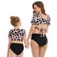 thumbnail image 4 of Mother and Daughter Swimwear Family Matching Swimsuit Girls Two Pieces Bikini Set Falbala Bathing Suits, 4 of 4