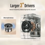 Bobtot Surround Sound Systems Wireless Rear Satellite Speakers - 800W 6.5inch Subwoofer 5.1/2.1 Channel Home Theater Systems with ARC Optical Bluetooth Input