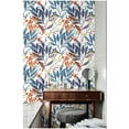 thumbnail image 6 of Watercolor Floral Peel and Stick Wallpaper Removable White/Purple/Red Fruits Vinyl Self Adhesive Shelf Liner 17.7in x 9.8ft, 6 of 9