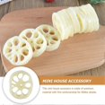 thumbnail image 3 of 6Pcs Realistic Miniature Lotus Root Slices Adorable Mini Lotus Root Slices Decorative Children Toys, 3 of 3