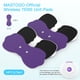 thumbnail image 4 of Electrodos inalámbricos para unidad Tens, repuestos MASTOGO con conectores a presión estándar de 3,5 mm (juego de 4 unidades) (morados), 4 of 5