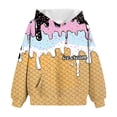 thumbnail image 4 of BOBOGOJP Ice Cream Hoodies Boys Cute Ice Cream Drip Baseball Sweatshirt Y2k Long Sleeve Pullover Tops Youth Streewear with Pockets Black,Size 11-12 Years, 4 of 4