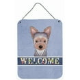 thumbnail image 2 of Carolines Treasures BB1418DS812 Yorkie Puppy Welcome Wall and Door Hanging Prints, 2 of 2